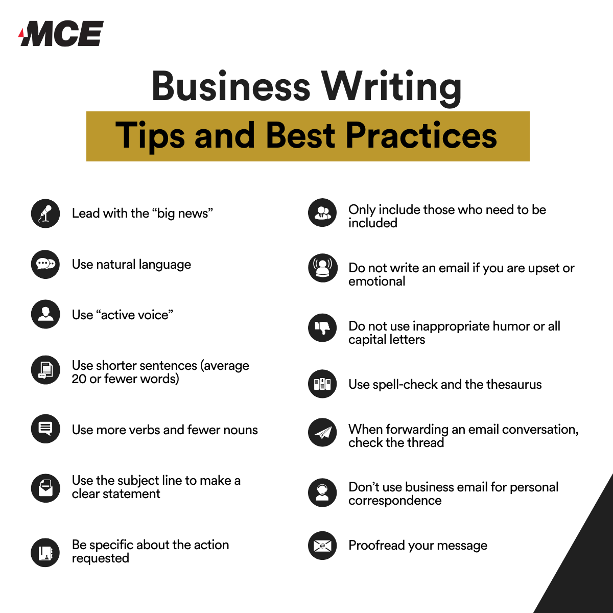 Business Writing – Tips & Best Practices
