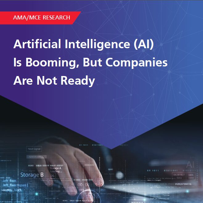 MCE Whitepaper: Artificial Intelligence (AI) Is Booming, But Companies Are Not Ready